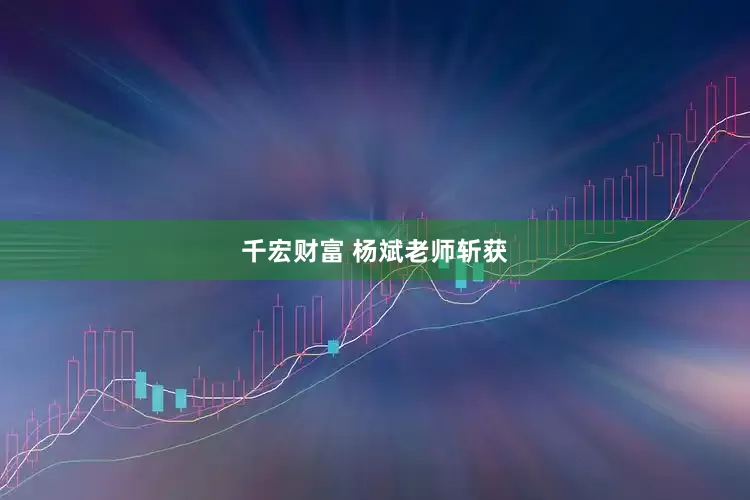千宏财富 杨斌老师斩获